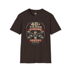 40+ Years Strong T-Shirt — Proud Parent Fitness Dad/Mom Gift
