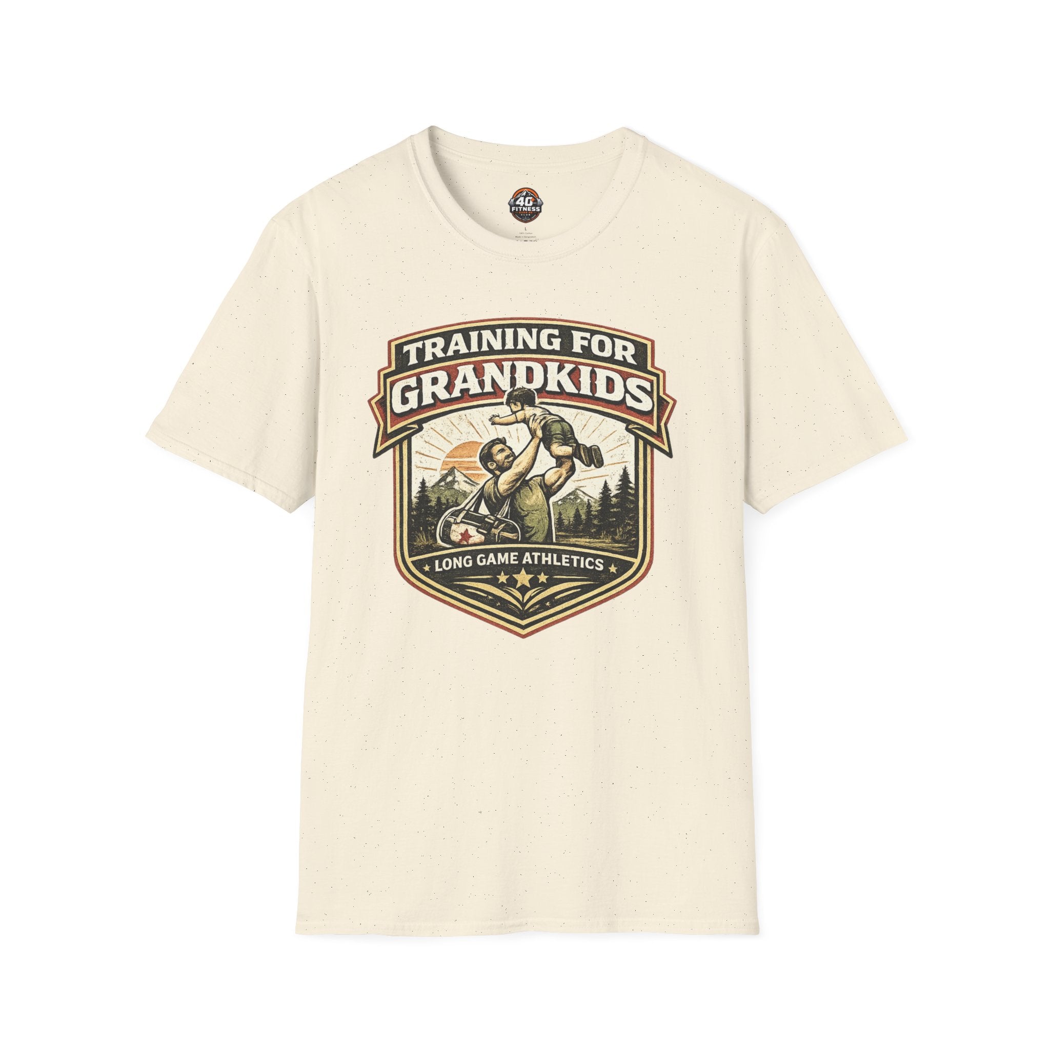 Training for Grandkids T-Shirt — Funny Grandpa Fitness Gift
