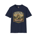 Training For Grandkids T-Shirt — Grandpa Fitness Retro Design