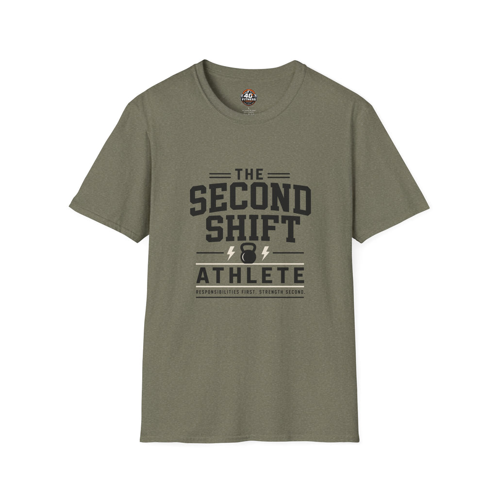 Second Shift Athlete T-Shirt — Gym & Night Shift Workout Tee