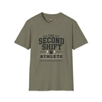 Second Shift Athlete T-Shirt — Gym & Night Shift Workout Tee