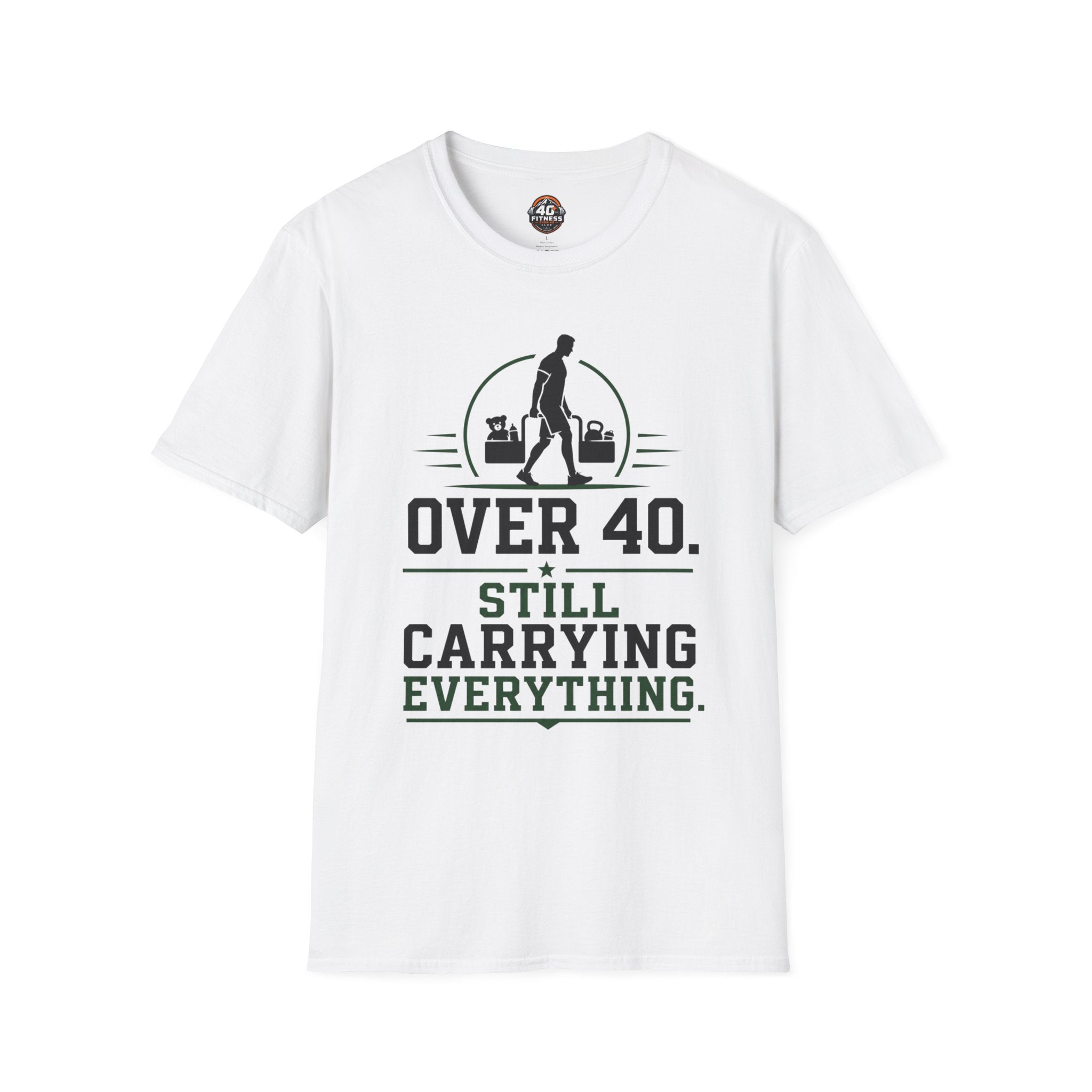 Over 40 Still Carrying Everything T‑Shirt