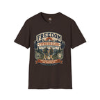 Freedom Fitness Club T-Shirt — Vintage Mountain Barbell Gym Tee
