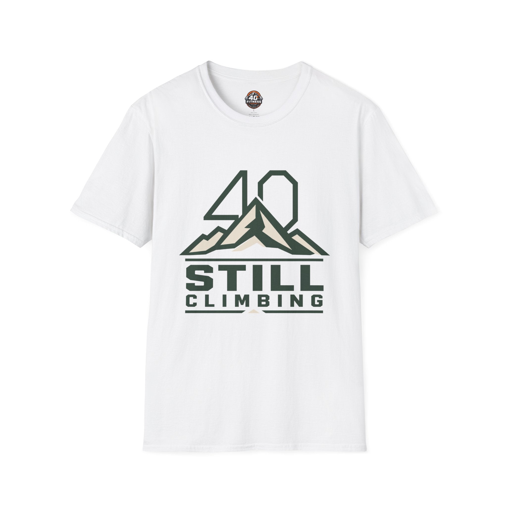T‑Shirt — 40 Still Climbing Mountain Graphic Tee