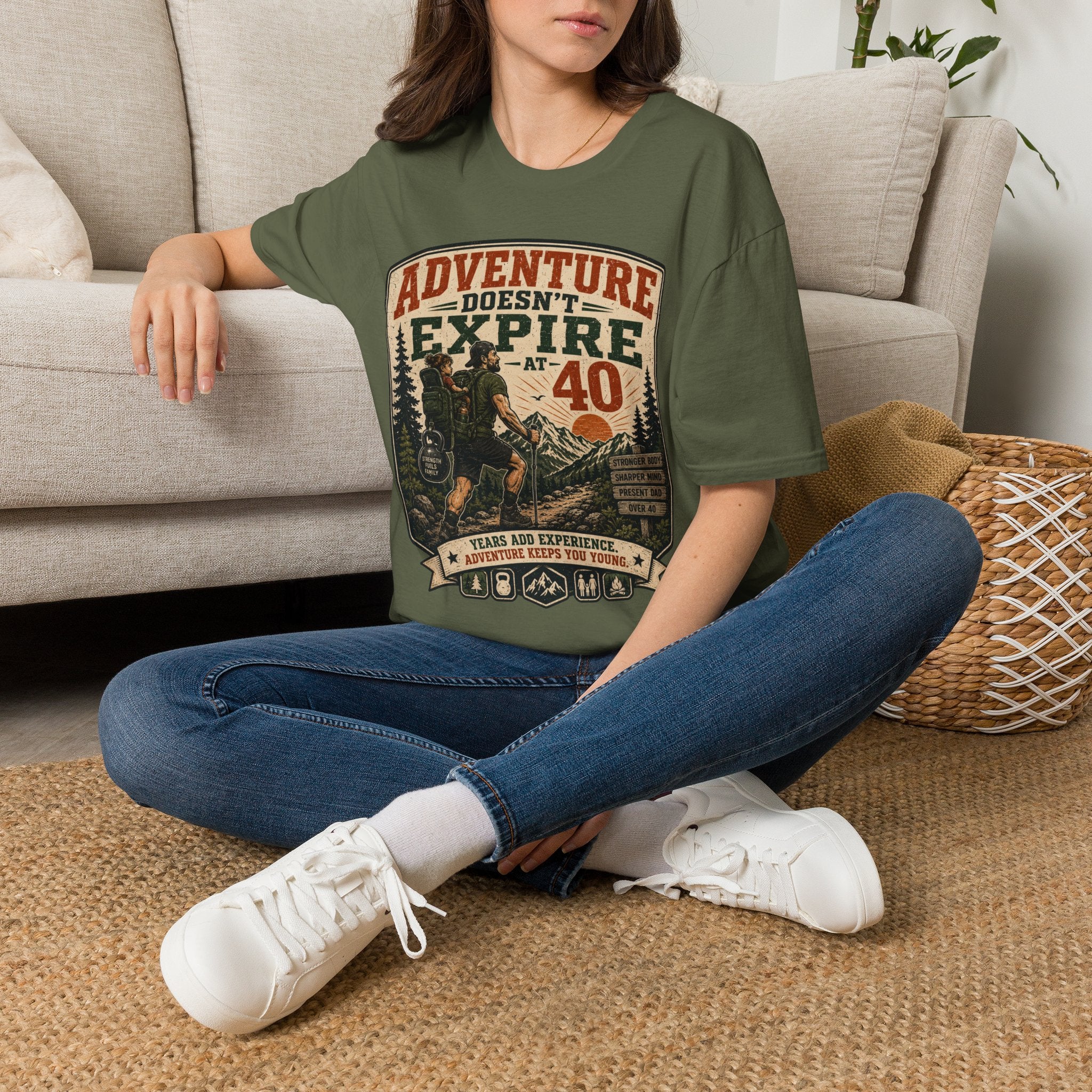 Adventure Doesn't Expire At 40 T‑Shirt