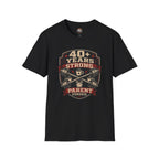 40+ Years Strong T-Shirt — Proud Parent Fitness Dad/Mom Gift