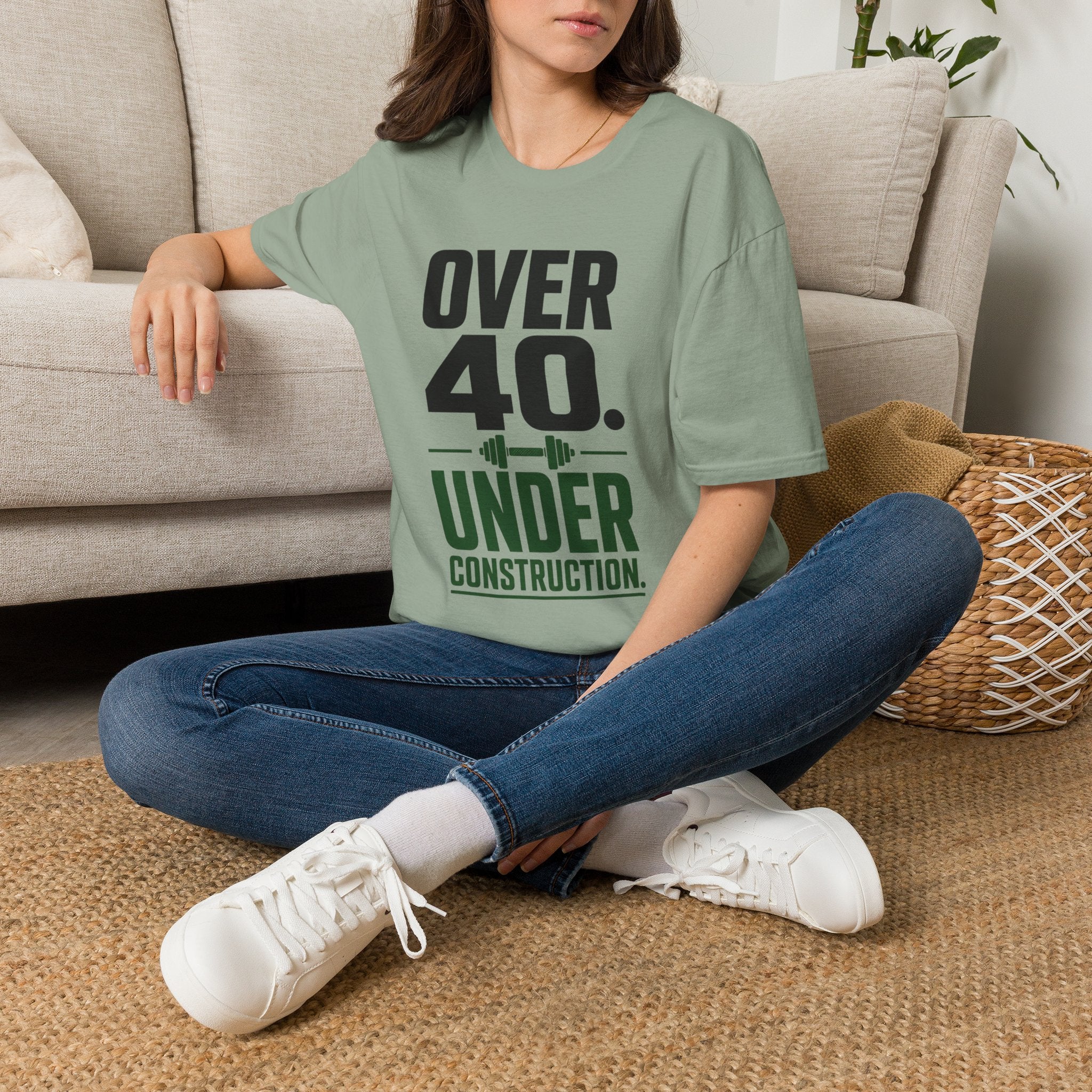 Over 40. Under Construction. T-Shirt