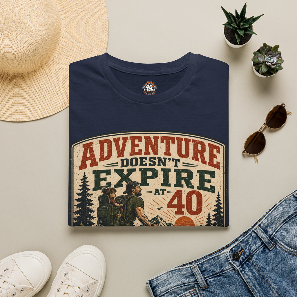 Adventure Doesn't Expire At 40 T‑Shirt