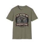 Fit After 40 T-Shirt — Grandparent Strong Fitness Tee