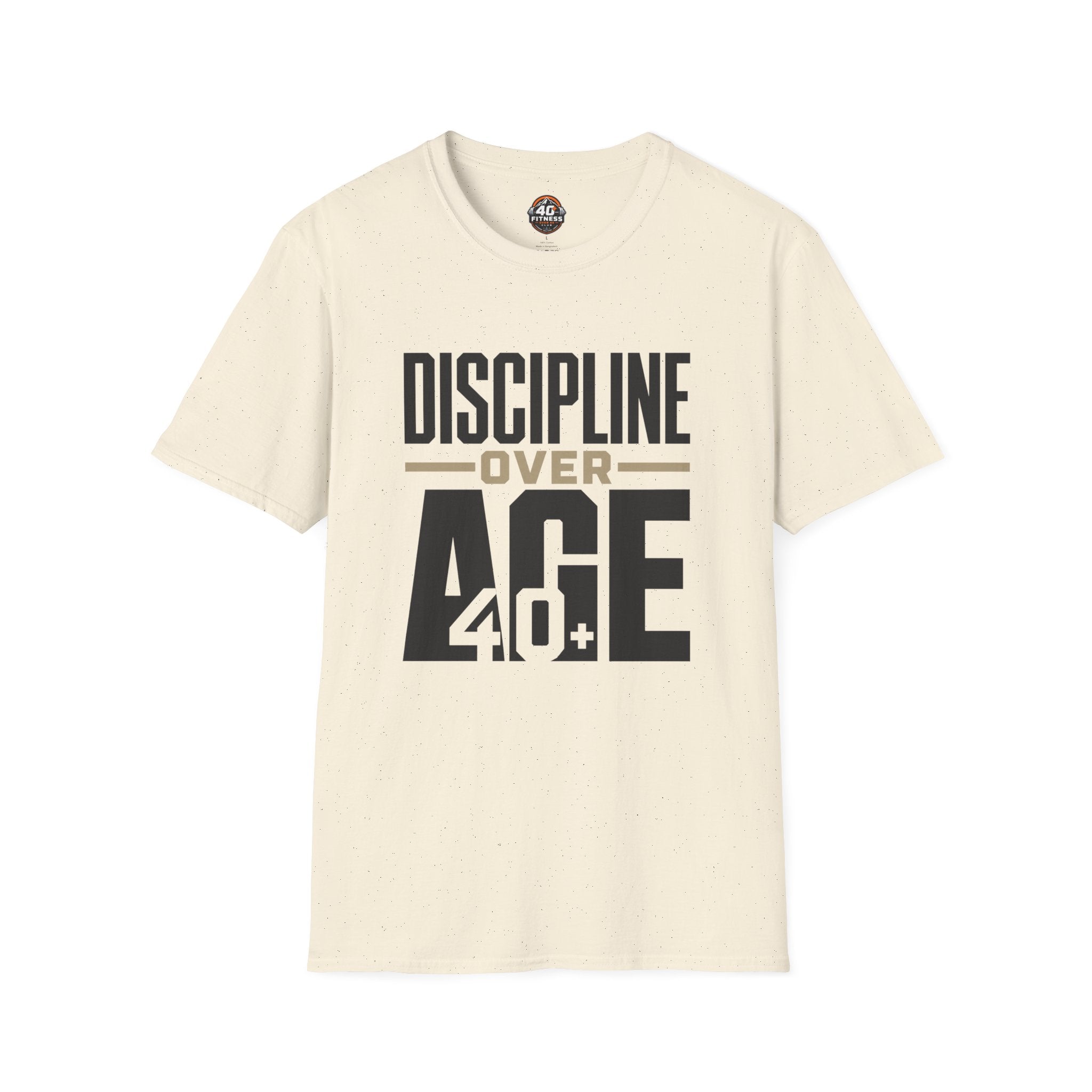 Discipline Over Age T-Shirt — Motivational Fitness Tee