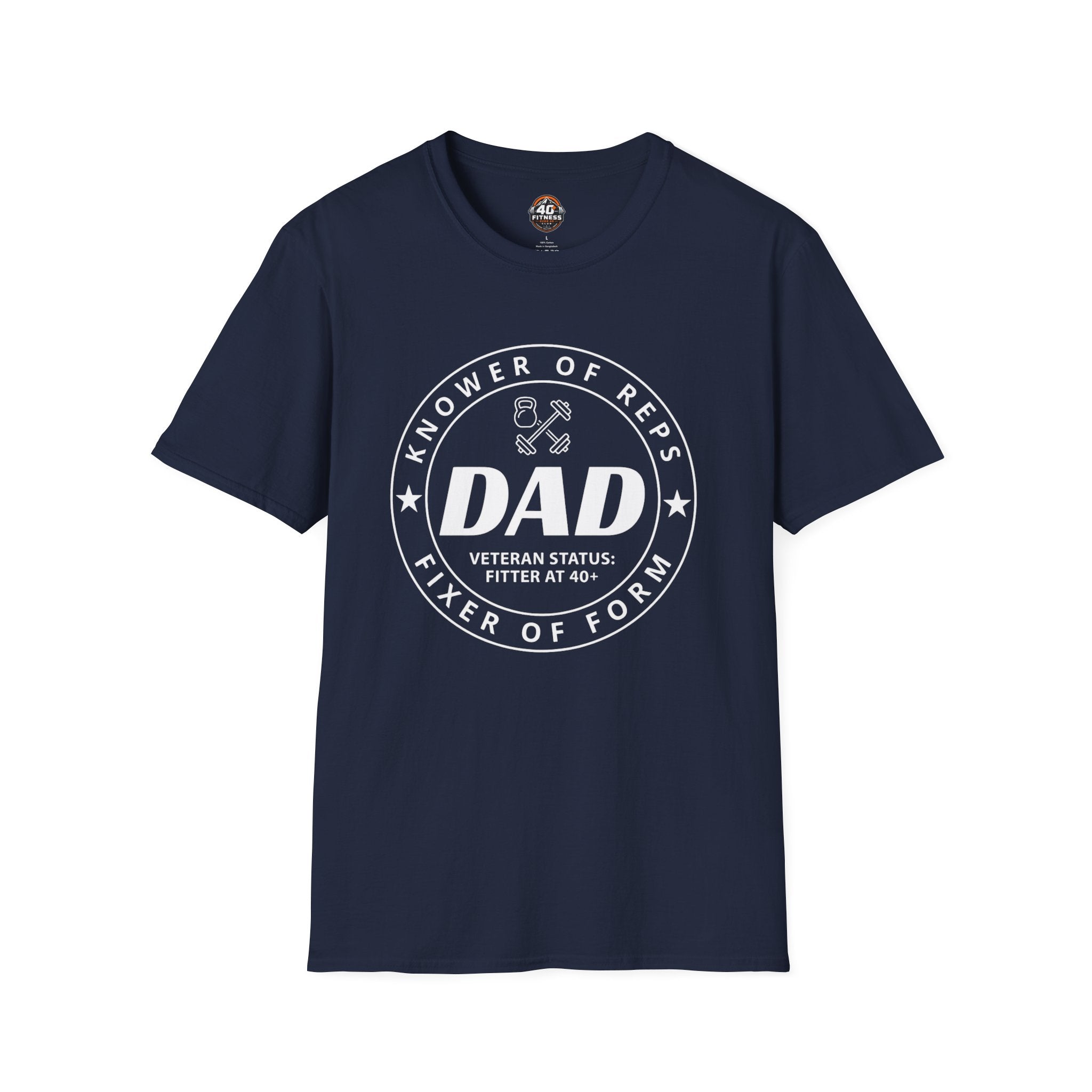 Knower of Reps Fitness Dad Tee