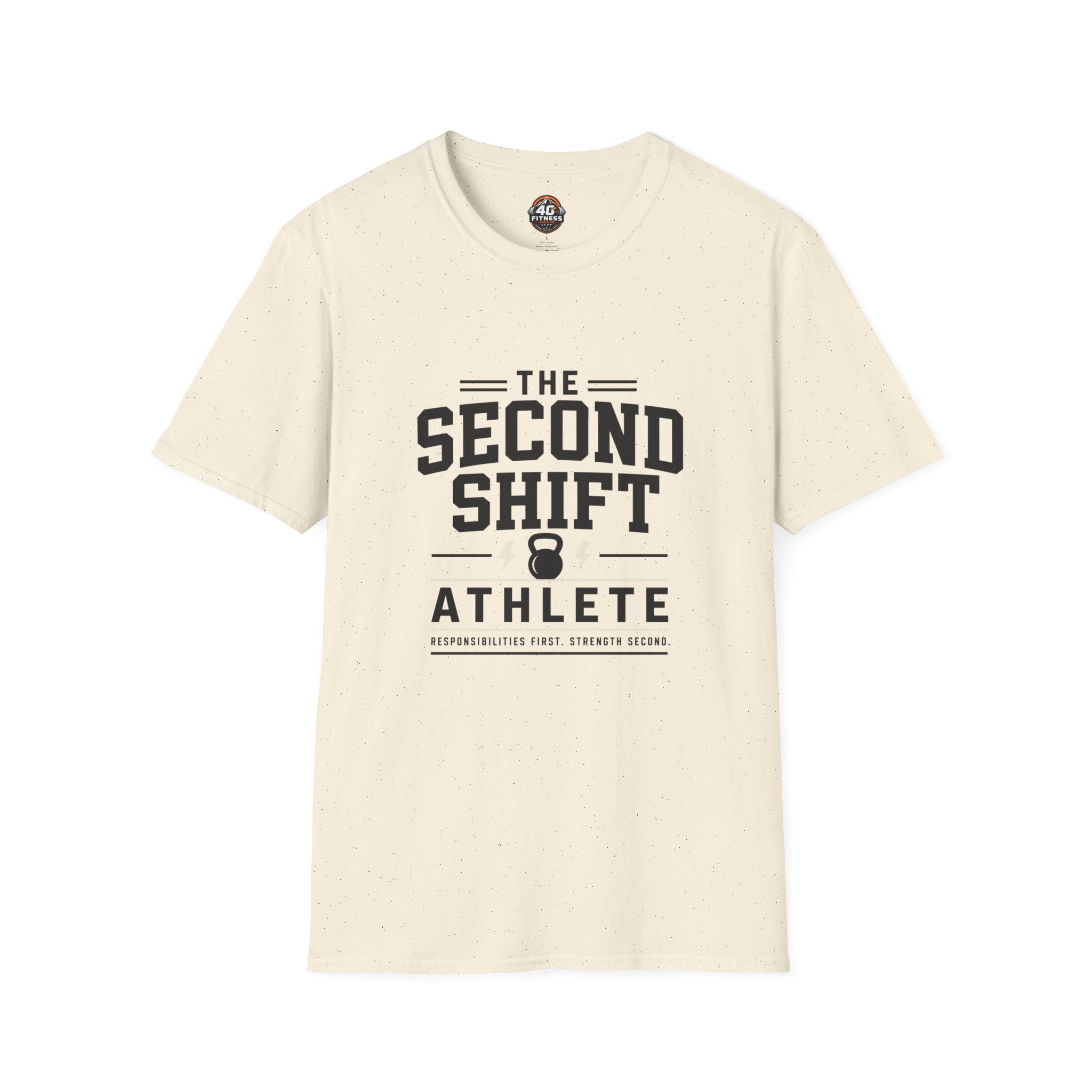 Second Shift Athlete T-Shirt — Gym & Night Shift Workout Tee