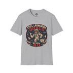 T-Shirt — "Still Launching Goals After 40" Astronaut Graphic Tee