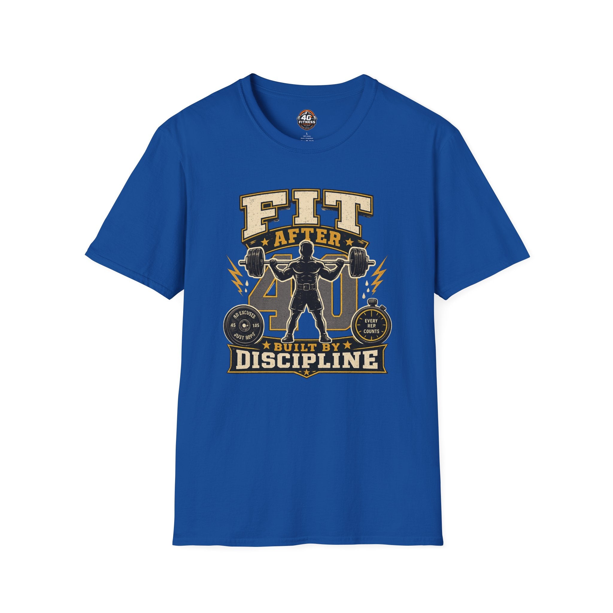 Fit After 40 T-Shirt — Built By Discipline