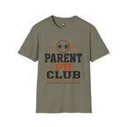 Parent PR Club T-Shirt — Fitness Parent Tee with Barbell Graphic