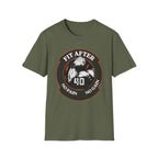 Fit After 40 T‑Shirt — "Fit After 40: No Pain No Gain" Fitness Tee