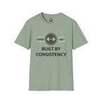 T-Shirt — "Built By Consistency" Over 40 Fitness Tee