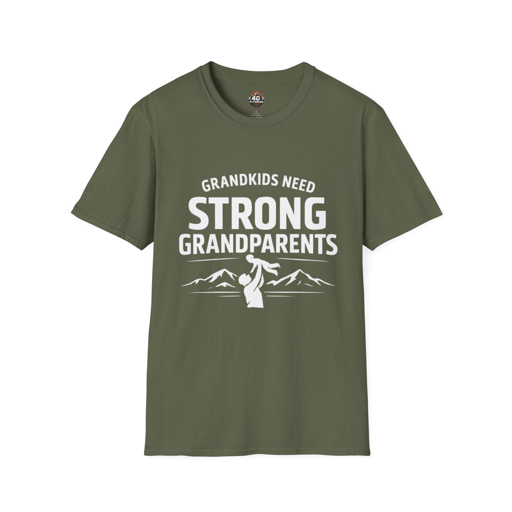 Grandkids Need Strong Grandparents Graphic Tee