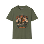 The Second Half Is Stronger T-Shirt — Motivational Basketball Retro Tee