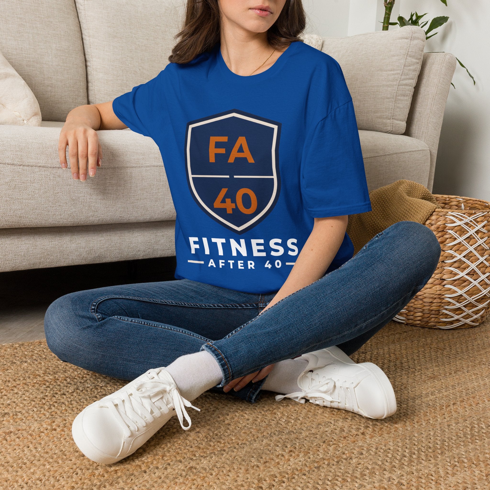 Fitness After 40 T‑Shirt - Workout Tee for Active Adults
