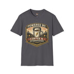 Coffee T‑Shirt — “Powered By Coffee & Determination”
