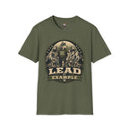 Lead by Example Wolf T-Shirt — Inspirational Strength Graphic Tee