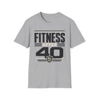 Fitness After 40 T-Shirt — Retro Gym Motivational Tee for Active Adults