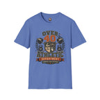 Over 40 Athletic T-Shirt — Vintage 'Over 40' Fitness Tee
