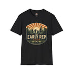 Early Rep Club T-Shirt — Retro Fitness Workout Tee