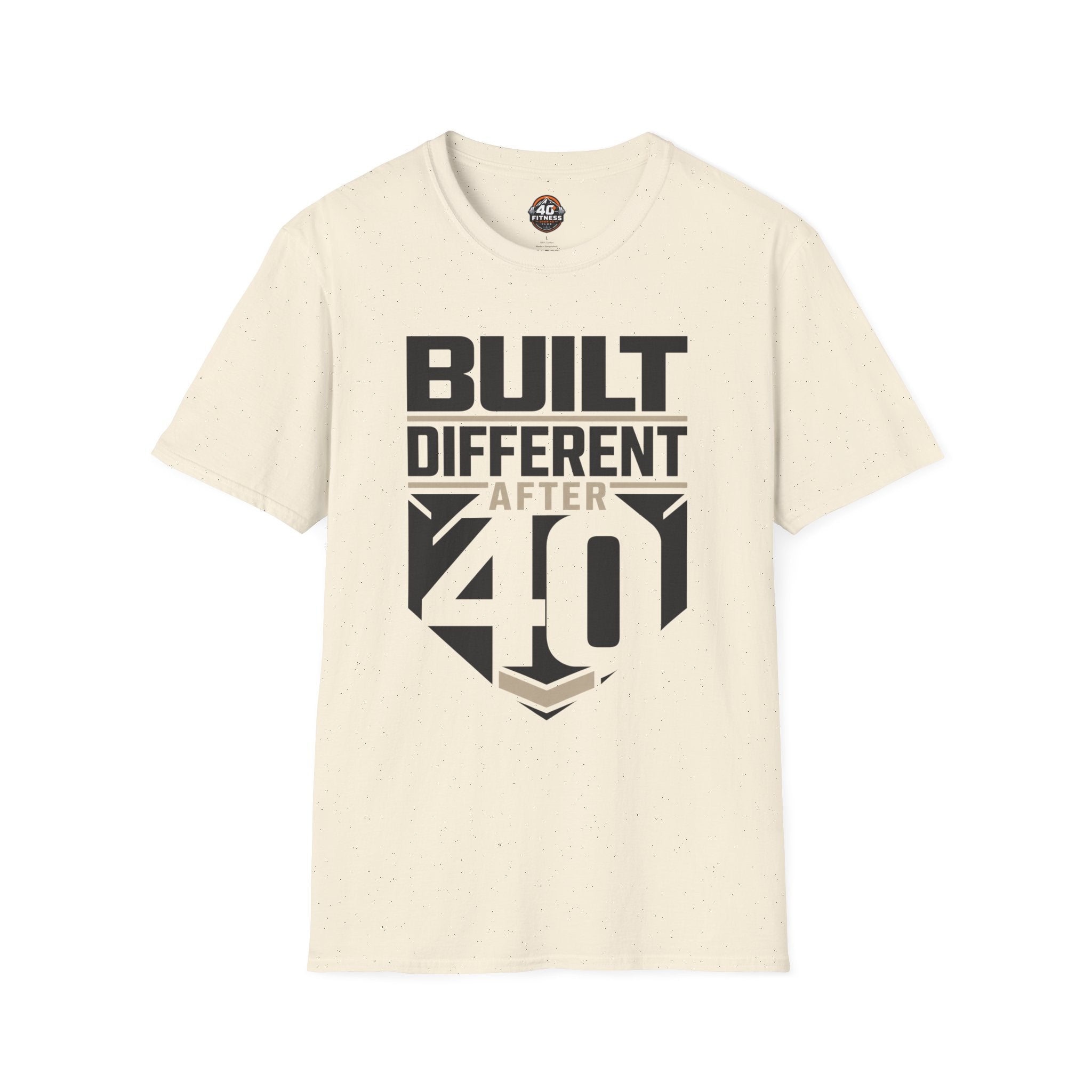 Built Different After 40 T-Shirt — Funny 40th Birthday Tee for Men & Women