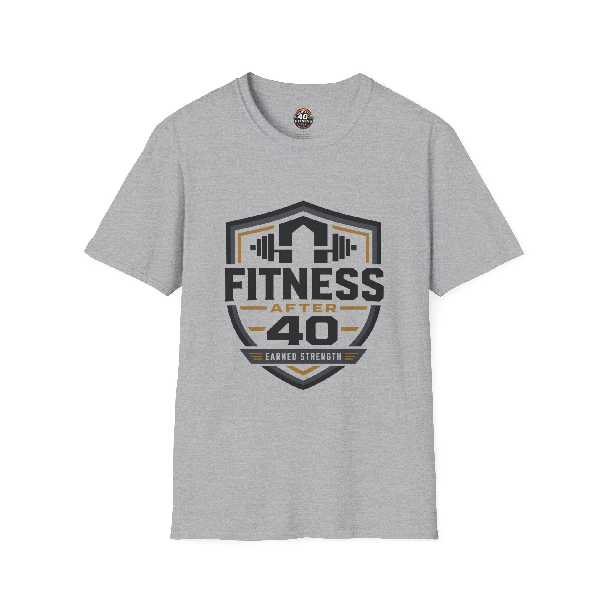 Fitness After 40 T-Shirt — Workout Gym Tee for Men & Women