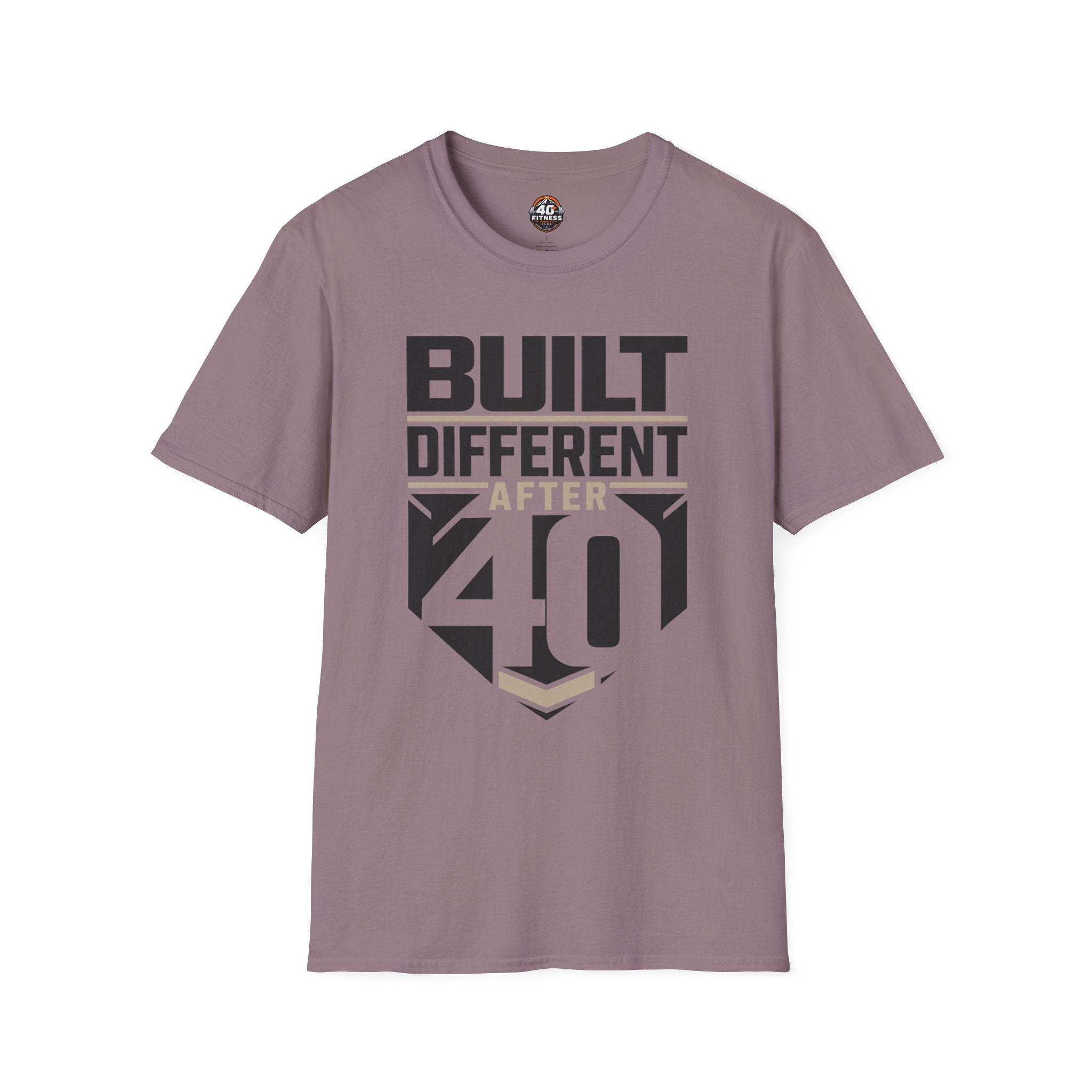 Built Different After 40 T-Shirt — Funny 40th Birthday Tee for Men & Women