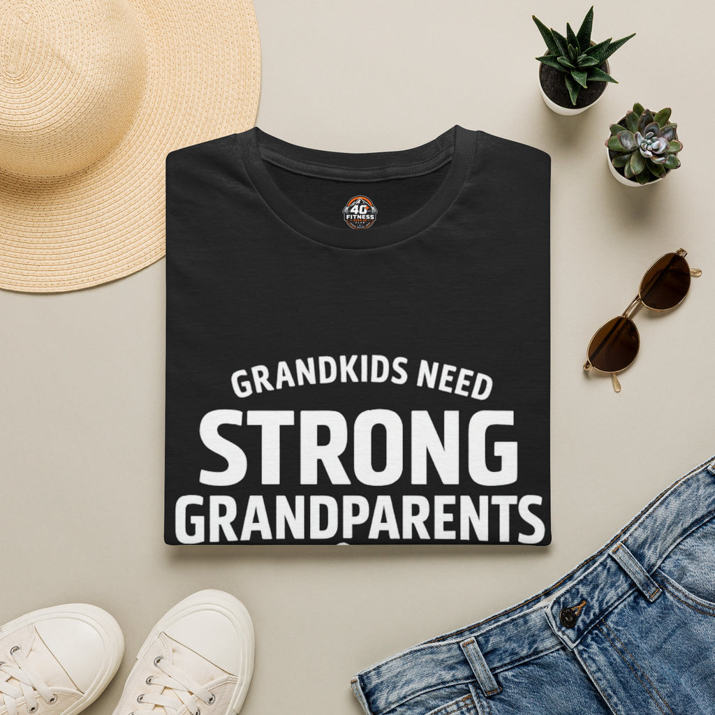 Grandkids Need Strong Grandparents Graphic Tee