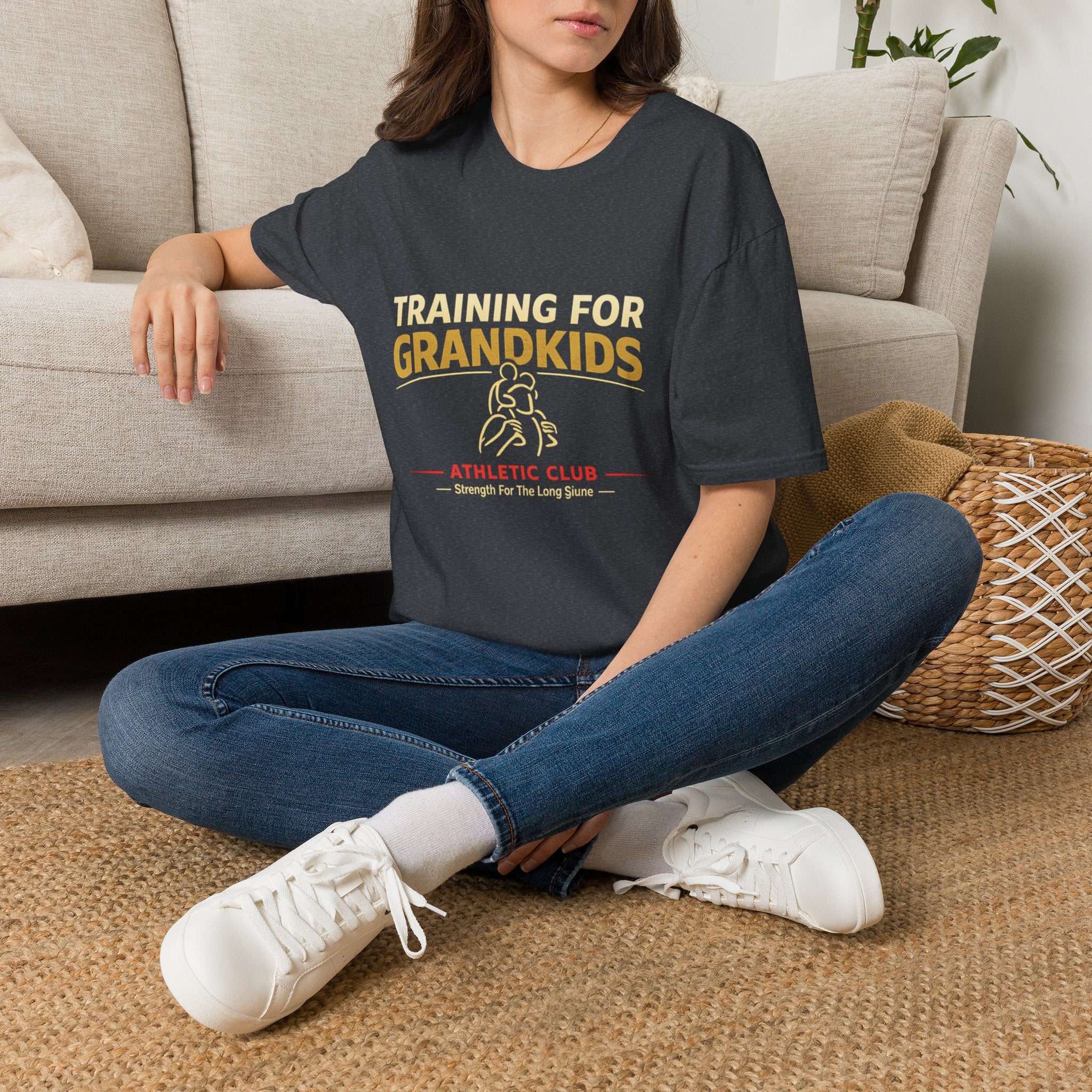 Training for Grandkids T-Shirt — Funny Grandparent Workout Tee