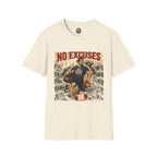 No Excuses T-Shirt — Motivational Gym Dad Shirt