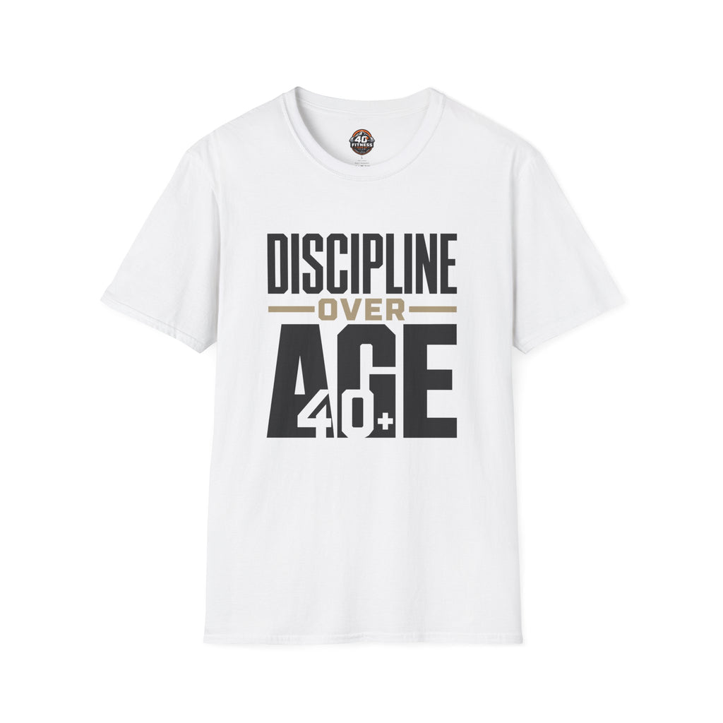 Discipline Over Age T-Shirt — Motivational Fitness Tee