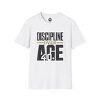 Discipline Over Age T-Shirt — Motivational Fitness Tee
