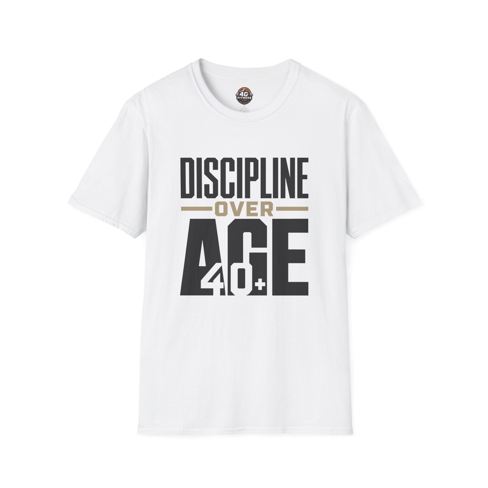 Discipline Over Age T-Shirt — Motivational Fitness Tee