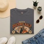 The Second Half Is Stronger T-Shirt — Motivational Basketball Retro Tee