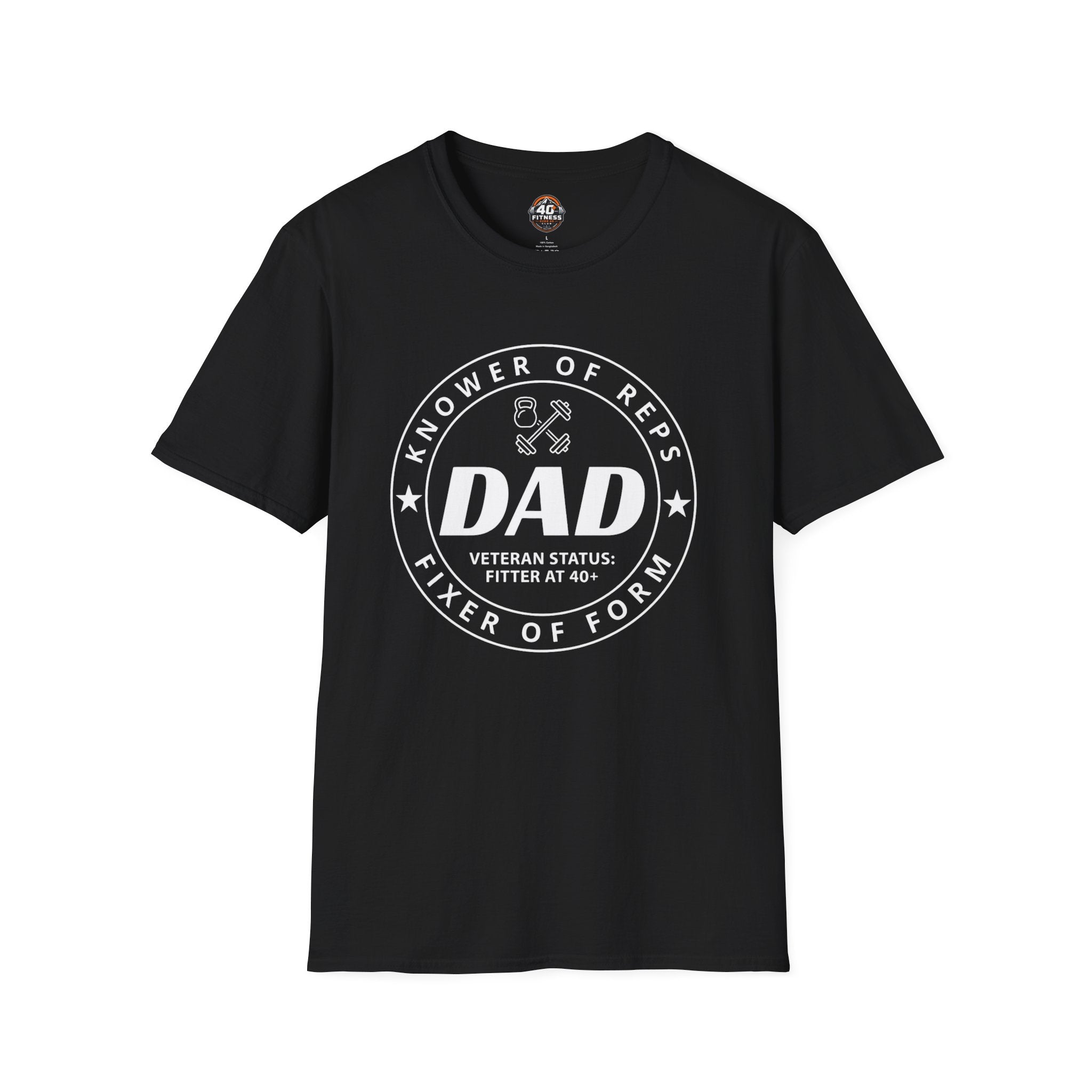 Knower of Reps Fitness Dad Tee