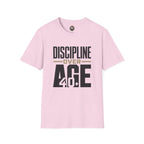 Discipline Over Age T-Shirt — Motivational Fitness Tee
