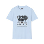 Second Shift Athlete T-Shirt — Gym & Night Shift Workout Tee