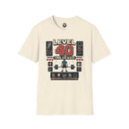T-Shirt — Level 40 Unlocked Gamer Fitness Tee