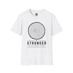 Stronger With Every Ring' Wood Grain Tee