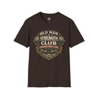 Old Man Strength Club T-Shirt — "Stronger Than I Look" Retro Gym Tee