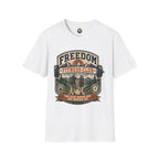 Freedom Fitness Club T-Shirt — Vintage Mountain Barbell Gym Tee