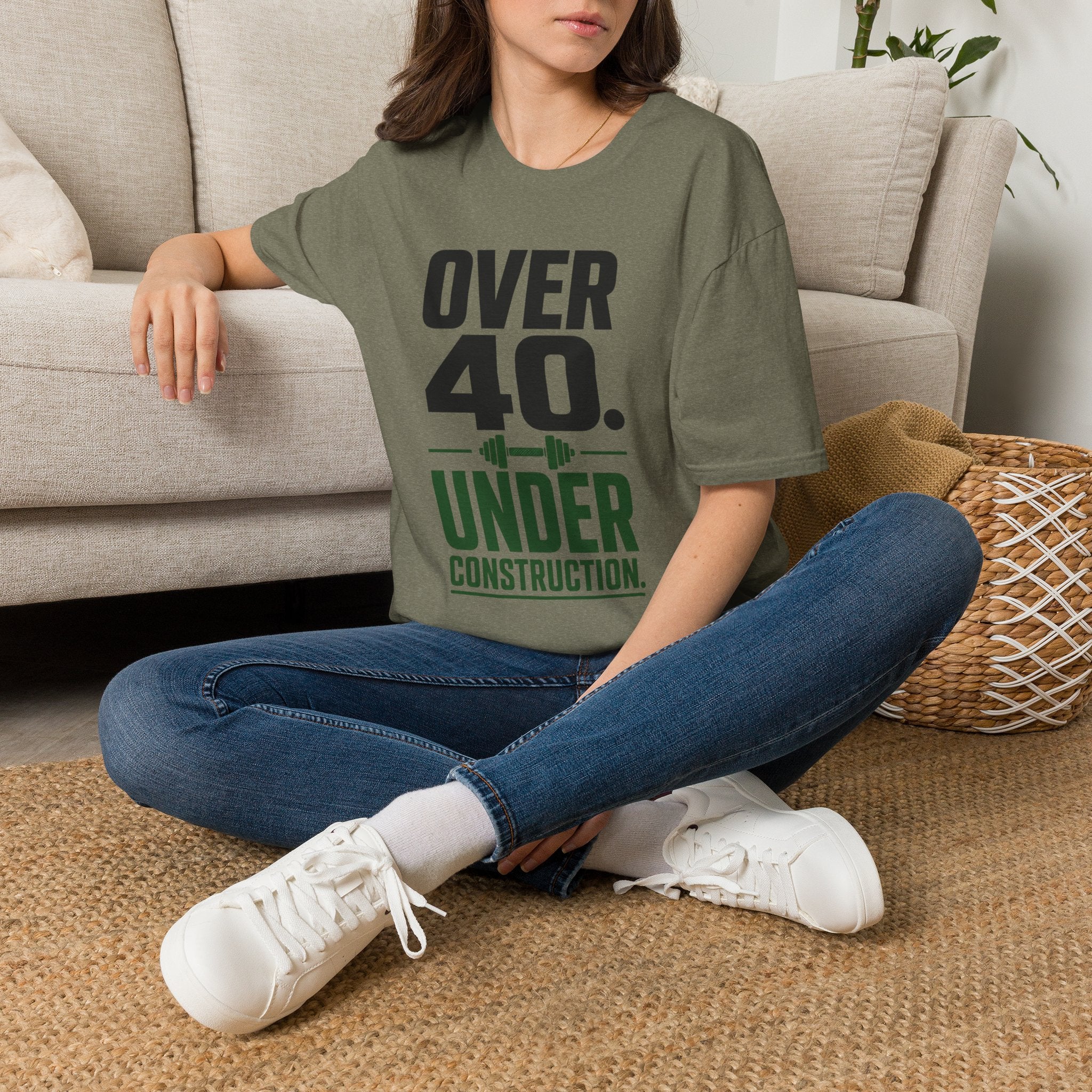 Over 40. Under Construction. T-Shirt