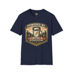 Coffee T‑Shirt — “Powered By Coffee & Determination”