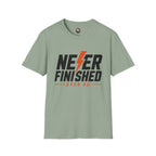 T-Shirt — Never Finished Over 40 Graphic Tee