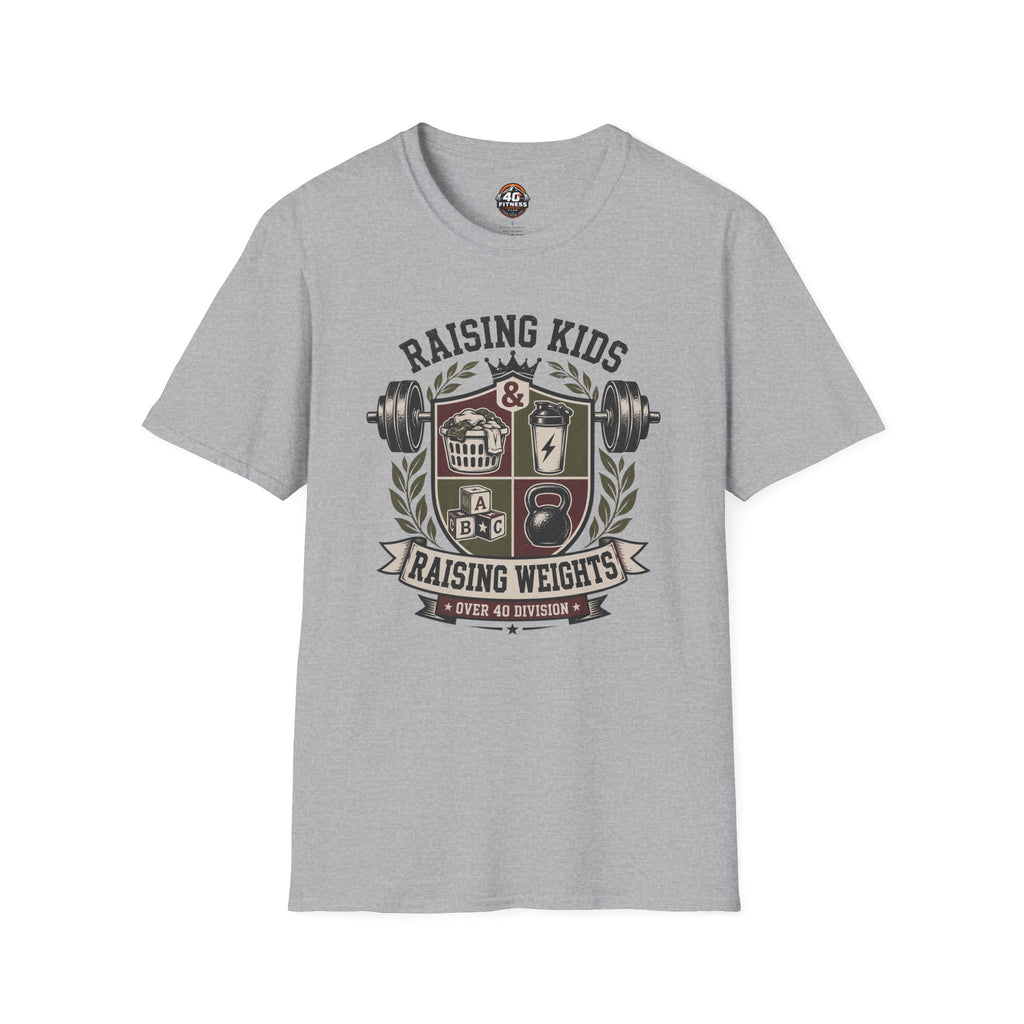 Raising Kids & Raising Weights T‑Shirt